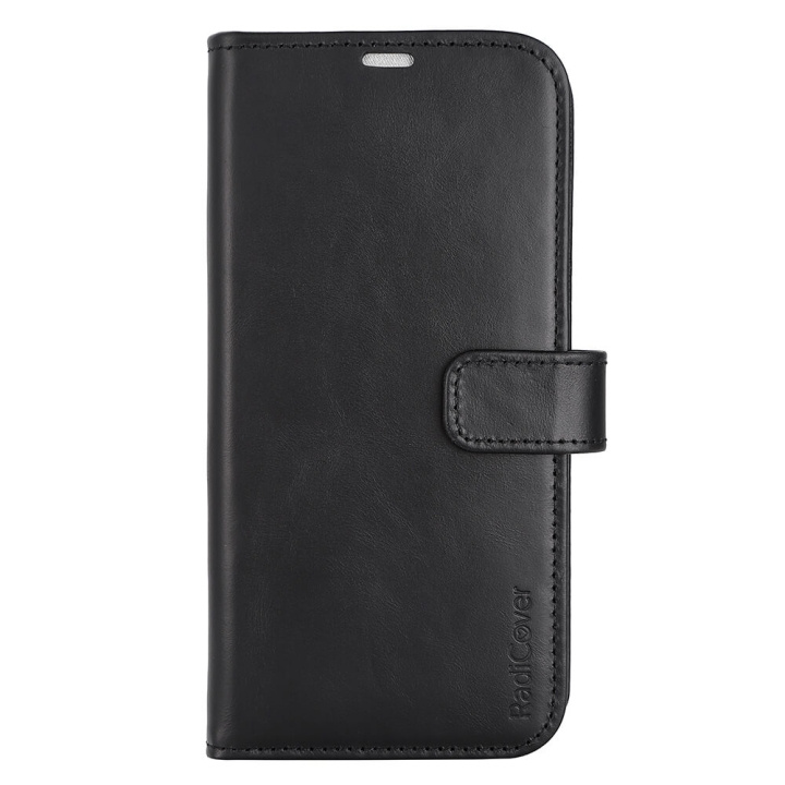 Wallet Case Anti Radiation 2in1 Black iPhone 14 Plus in de groep SMARTPHONE & TABLETS / Mobielbescherming / Apple / iPhone 14 bij TP E-commerce Nordic AB (C15684)