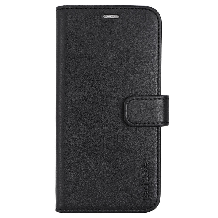 Wallet Case Anti-Radiation Flipcover Black - iPhone 13/14 in de groep SMARTPHONE & TABLETS / Mobielbescherming / Apple / iPhone 14 bij TP E-commerce Nordic AB (C15688)