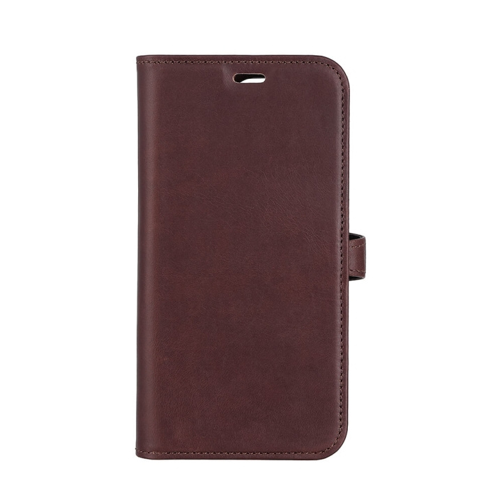 Wallet Case iPhone 14 Pro Brown in de groep SMARTPHONE & TABLETS / Mobielbescherming / Apple / iPhone 14 bij TP E-commerce Nordic AB (C15715)