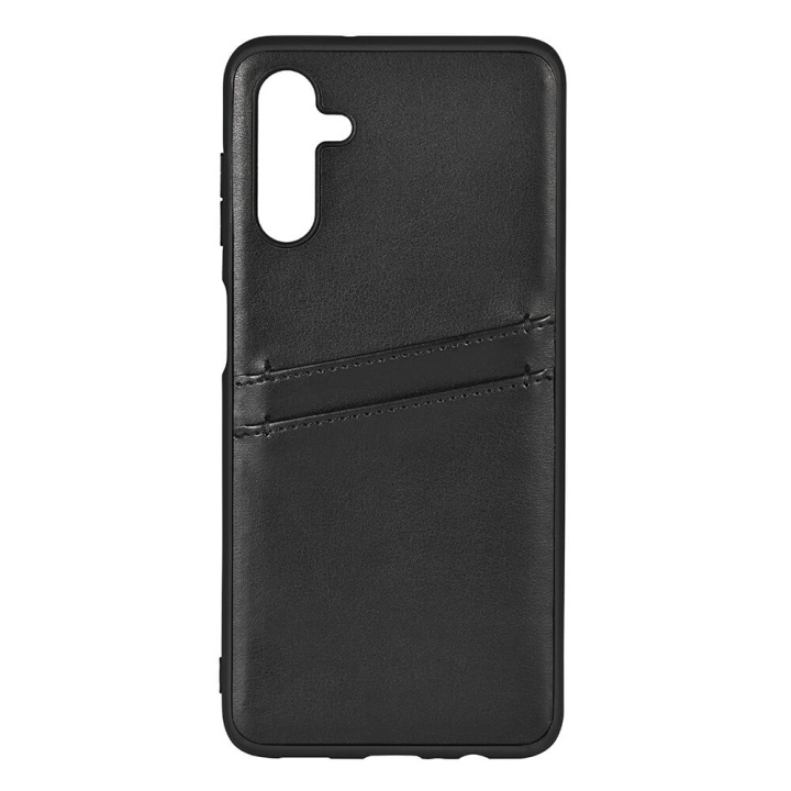 Phone Case PU Black - Samsung Galaxy A13 5G / A04s in de groep SMARTPHONE & TABLETS / Mobielbescherming / Samsung bij TP E-commerce Nordic AB (C15717)