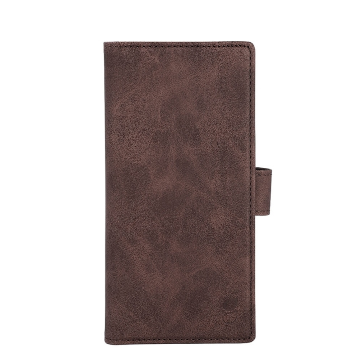 Wallet Case Brown - Samsung S23 Ultra in de groep SMARTPHONE & TABLETS / Mobielbescherming / Samsung bij TP E-commerce Nordic AB (C15727)