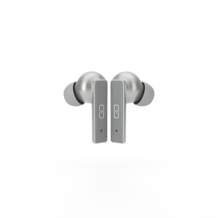 LEDWOOD Headphone Titan TWS True Wireless In-Ear Silver in de groep HOME ELECTRONICS / Audio & Beeld / Koptelefoon & Accessoires / Koptelefoon bij TP E-commerce Nordic AB (C15787)