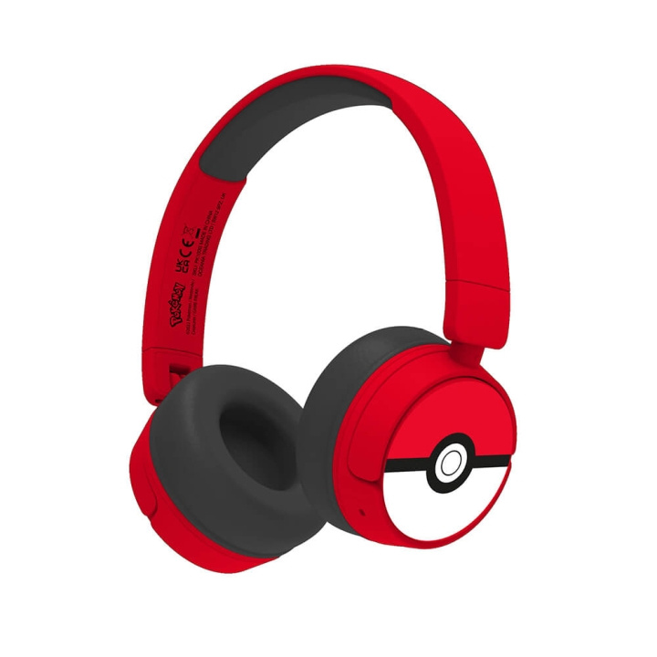 POKEMON On-Ear Junior Draadloze Hoofdtelefoon 85dB/95dB in de groep HOME ELECTRONICS / Audio & Beeld / Koptelefoon & Accessoires / Koptelefoon bij TP E-commerce Nordic AB (C15802)