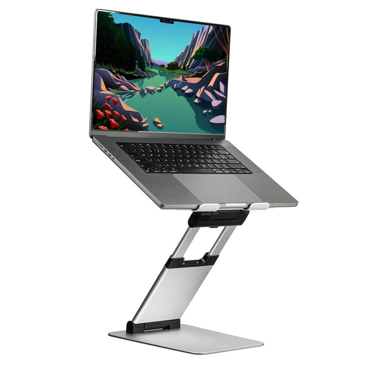 Laptopställ Supreme Sit-Stand Aluminium in de groep COMPUTERS & RANDAPPARATUUR / Laptops & accessoires / Laptopstandaard bij TP E-commerce Nordic AB (C15804)