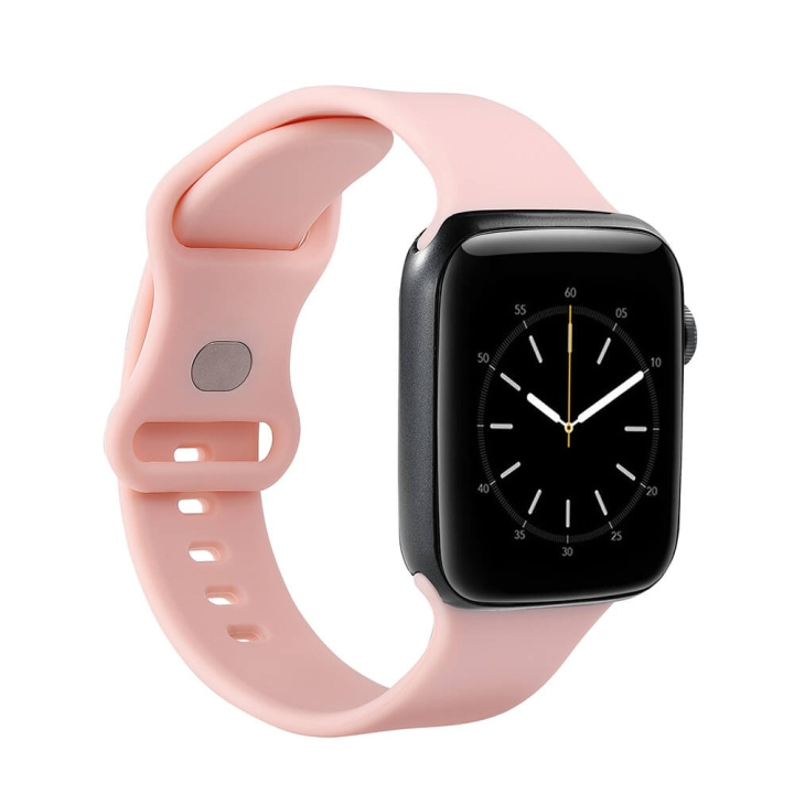 Watch Band Silicone Apple Watch 38/40/41mm Pink in de groep SPORT, VRIJE TIJD & HOBBY / Smartwatch & Activiteitsmeters / Accessoires bij TP E-commerce Nordic AB (C15824)