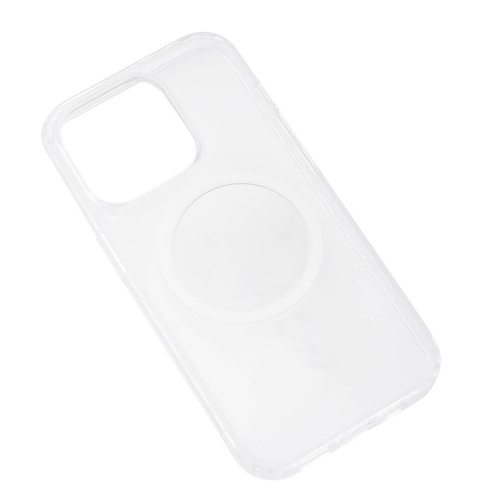 Phone Case TPU MagSeries Transparent - iPhone 14 Pro in de groep SMARTPHONE & TABLETS / Mobielbescherming / Apple / iPhone 14 bij TP E-commerce Nordic AB (C15834)