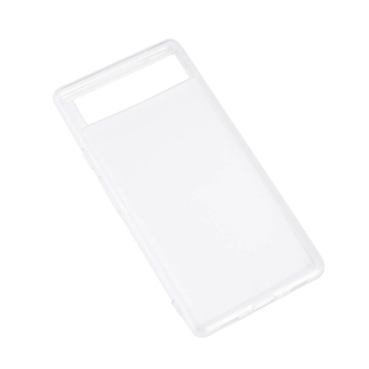 Phone Case TPU Transparent - Google Pixel 6a in de groep SMARTPHONE & TABLETS / Mobielbescherming / Google bij TP E-commerce Nordic AB (C15840)