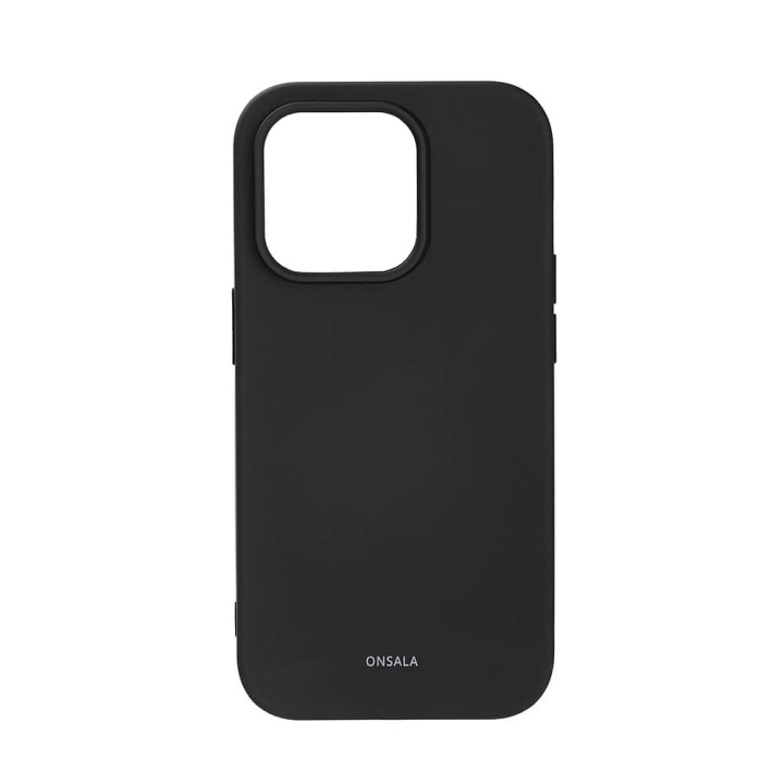 Phone Case Silicone Black - iPhone 14 Pro in de groep SMARTPHONE & TABLETS / Mobielbescherming / Apple / iPhone 14 bij TP E-commerce Nordic AB (C15847)