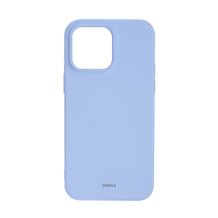 Phone Case Silicone Light Blue - iPhone 14 Pro Max in de groep SMARTPHONE & TABLETS / Mobielbescherming / Apple / iPhone 14 bij TP E-commerce Nordic AB (C15856)