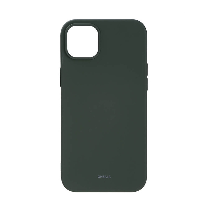 Phone Case Silicone Olive Green - iPhone 14 Plus in de groep SMARTPHONE & TABLETS / Mobielbescherming / Apple / iPhone 14 bij TP E-commerce Nordic AB (C15858)