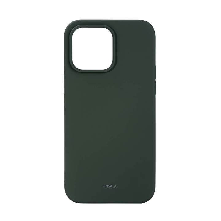 Phone Case Silicone Olive Green - iPhone 14 Pro Max in de groep SMARTPHONE & TABLETS / Mobielbescherming / Apple / iPhone 14 bij TP E-commerce Nordic AB (C15860)