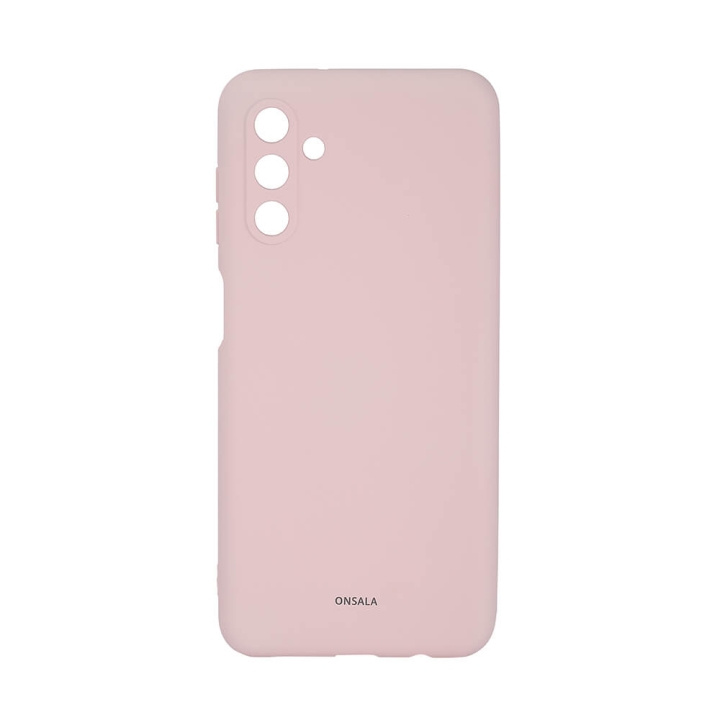 Phone Case Silicone Chalk Pink - Samsung Galaxy A13 5G / A04s in de groep SMARTPHONE & TABLETS / Mobielbescherming / Samsung bij TP E-commerce Nordic AB (C15866)