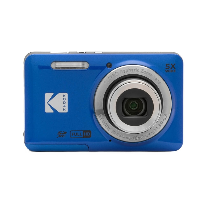 KODAK Digital Camera Pixpro FZ55 CMOS 5x 16MP Blue in de groep HOME ELECTRONICS / Foto & Video / Camera\'s bij TP E-commerce Nordic AB (C15884)
