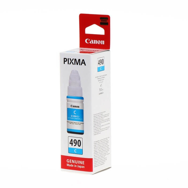 Ink 0664C001 GI-490 Cyan in de groep COMPUTERS & RANDAPPARATUUR / Printers & Accessoires / Inkt & Toner / Inktpatronen / Canon bij TP E-commerce Nordic AB (C15897)