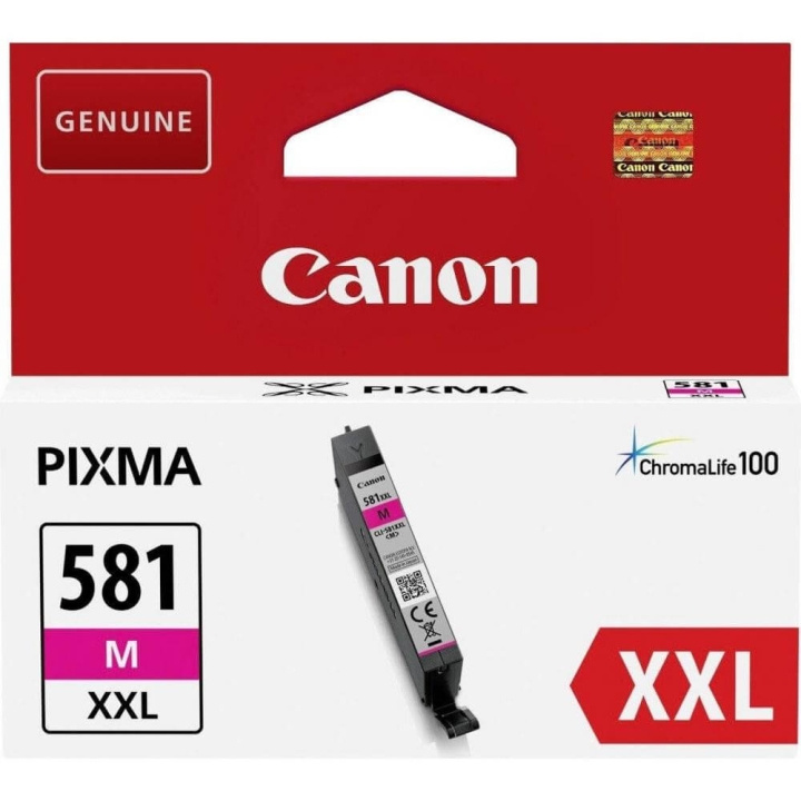 Ink 1996C001 CLI-581XXL Magenta in de groep COMPUTERS & RANDAPPARATUUR / Printers & Accessoires / Inkt & Toner / Inktpatronen / Canon bij TP E-commerce Nordic AB (C15991)