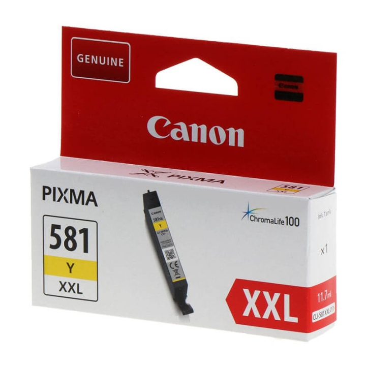 Ink 1997C001 CLI-581XXL Yellow in de groep COMPUTERS & RANDAPPARATUUR / Printers & Accessoires / Inkt & Toner / Inktpatronen / Canon bij TP E-commerce Nordic AB (C15992)