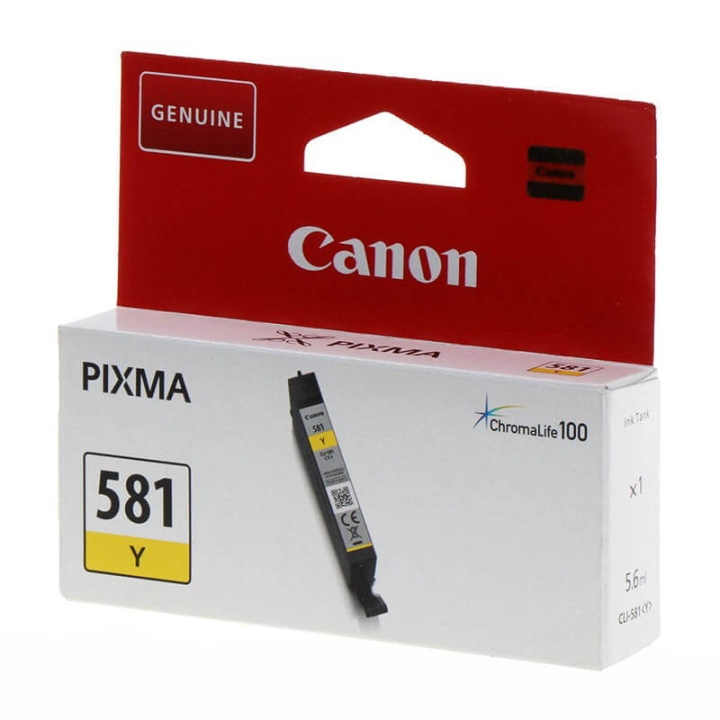 Ink 2105C001 CLI-581 Yellow in de groep COMPUTERS & RANDAPPARATUUR / Printers & Accessoires / Inkt & Toner / Inktpatronen / Canon bij TP E-commerce Nordic AB (C16008)