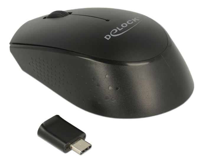 Optical 3-button mini mouse USB Type-C 2.4 GHz wireless in de groep COMPUTERS & RANDAPPARATUUR / Muizen en toetsenborden / Muizen / Draadloos bij TP E-commerce Nordic AB (C16153)