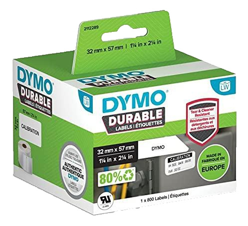 DYMO LW Durable medium multi-purpose 57mm x 32mm, 800 etiketter in de groep COMPUTERS & RANDAPPARATUUR / Printers & Accessoires / Printers / Label machines & Accessoires / Etiketten bij TP E-commerce Nordic AB (C16185)