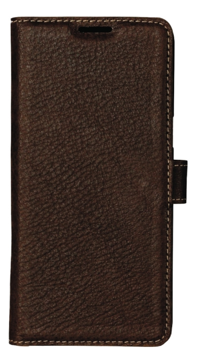 Essentials Galaxy S8 Leather Wallet 3 Cards Brown in de groep SMARTPHONE & TABLETS / Mobielbescherming / Samsung bij TP E-commerce Nordic AB (C16198)