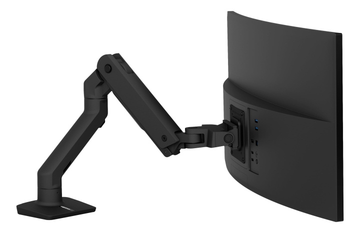 Ergotron HX Desk Monitor Arm, Matte black in de groep COMPUTERS & RANDAPPARATUUR / Computermonitor / Monitorarmen & steunen bij TP E-commerce Nordic AB (C16213)