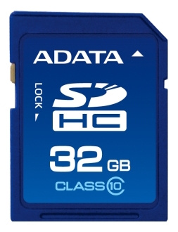 ADATA minneskort, SDHC, 32GB, UHS speed class 1 ,speed class 10, blå in de groep HOME ELECTRONICS / Opslagmedia / Geheugenkaarten / SD/SDHC/SDXC bij TP E-commerce Nordic AB (C16234)