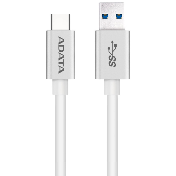 ADATA USB-C till USB-A, 1m, USB 3.1, 5Gbps, vit in de groep COMPUTERS & RANDAPPARATUUR / Computerkabels / USB / USB-C bij TP E-commerce Nordic AB (C16237)