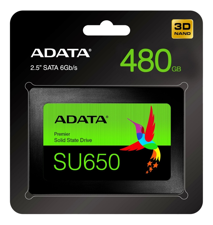 ADATA SU650 480GB SSD in de groep COMPUTERS & RANDAPPARATUUR / Computeronderdelen / Harde schijven / Koeling bij TP E-commerce Nordic AB (C16243)