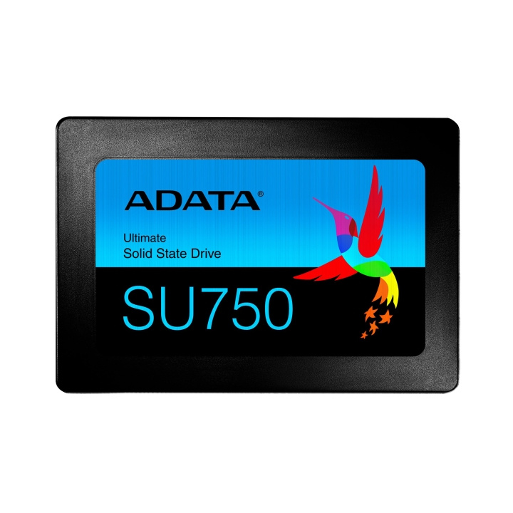 ADATA SU750 256 GB SATA SSD, 3D NAND, SLC Caching, 550 MBps, svart in de groep COMPUTERS & RANDAPPARATUUR / Computeronderdelen / Harde schijven / Koeling bij TP E-commerce Nordic AB (C16247)
