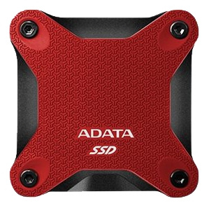 ADATA SD600 480GB External SSD USB3.1 RED in de groep COMPUTERS & RANDAPPARATUUR / Computeraccessoires / Externe harde schijf bij TP E-commerce Nordic AB (C16250)