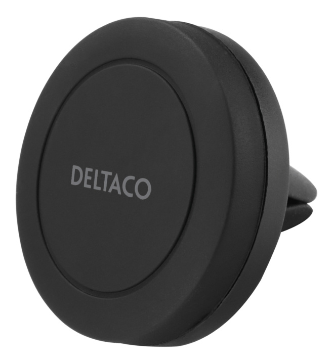 DELTACO magnetic car holder, air vent mount, for mobile phone, black in de groep AUTO / Autohouder / Autohouder Smartphone bij TP E-commerce Nordic AB (C16308)