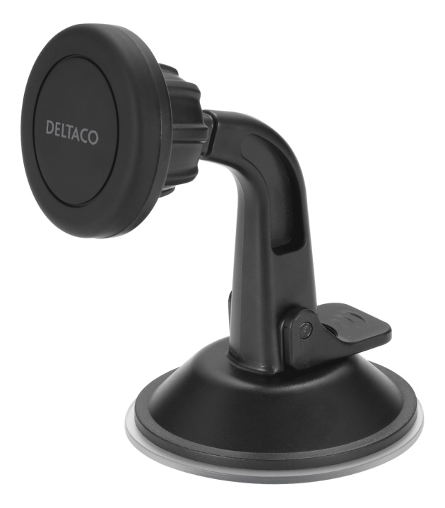 DELTACO magnetic car holder, suction mount, for mobile phone, black in de groep AUTO / Autohouder / Autohouder Smartphone bij TP E-commerce Nordic AB (C16310)