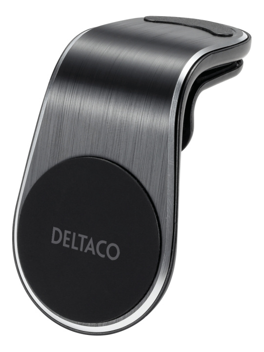 DELTACO magnetic car holder, angled air vent mount, for mobile, black in de groep AUTO / Autohouder / Autohouder Smartphone bij TP E-commerce Nordic AB (C16311)