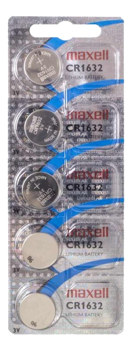 Maxell Lithium CR1632 5P in de groep HOME ELECTRONICS / Batterijen & Opladers / Batterijen / Knoopcel bij TP E-commerce Nordic AB (C16317)