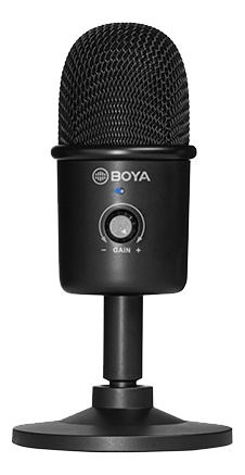 Boya Mini USB Microphone BY-CM3 black in de groep COMPUTERS & RANDAPPARATUUR / Computeraccessoires / Microfoons bij TP E-commerce Nordic AB (C16324)