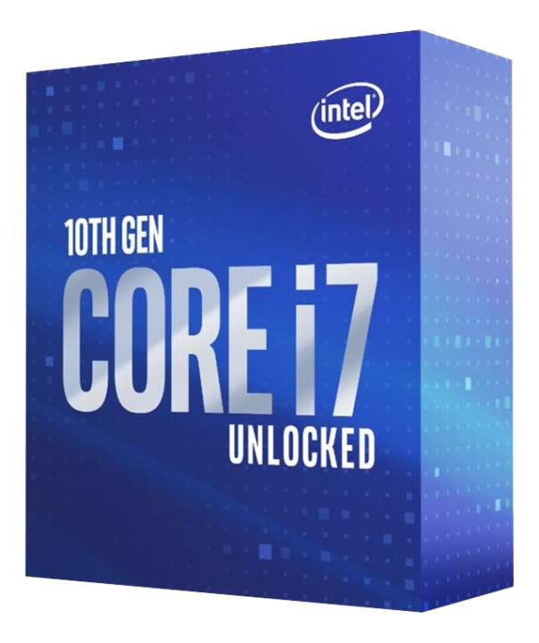 Intel Cpu Core i7-10700K, box in de groep COMPUTERS & RANDAPPARATUUR / Computeronderdelen / Processors bij TP E-commerce Nordic AB (C16333)