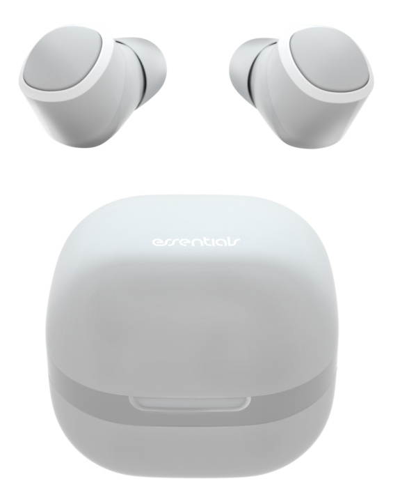 Essentials True Wireless Stereo in-ear, IPX6, dual earbuds, White in de groep HOME ELECTRONICS / Audio & Beeld / Koptelefoon & Accessoires / Koptelefoon bij TP E-commerce Nordic AB (C16410)