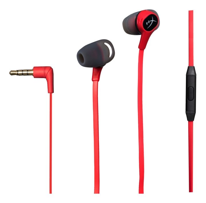 HyperX Cloud Earbuds Red HX-HSCEB-RD in de groep HOME ELECTRONICS / Audio & Beeld / Koptelefoon & Accessoires / Koptelefoon bij TP E-commerce Nordic AB (C16476)