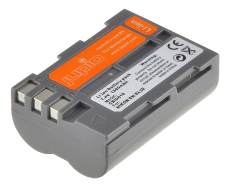 Jupio Camera Battery for Nikon EN-EL3E-Compatible with models: D100, D in de groep HOME ELECTRONICS / Foto & Video / Camerabatterijen bij TP E-commerce Nordic AB (C16522)