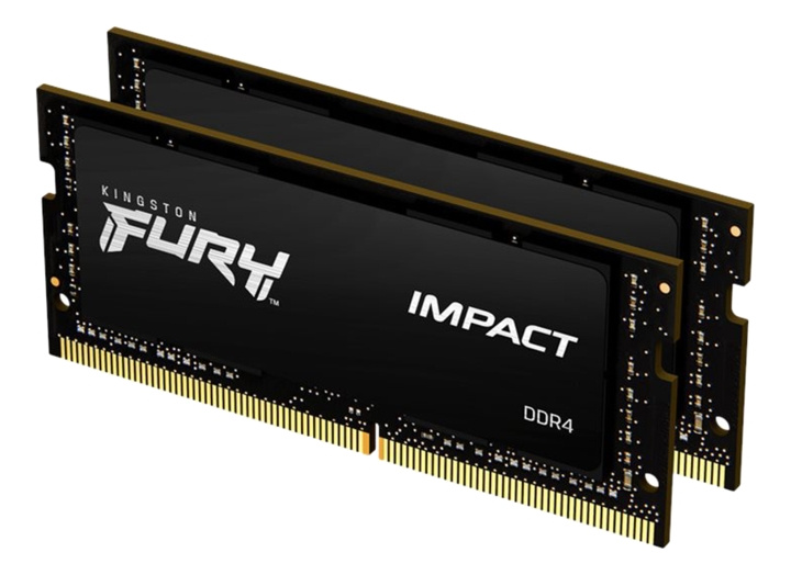 Kingston 64GB 3200MHz DDR4 CL20 SODIMM (Kit of 2) FURY Impact in de groep COMPUTERS & RANDAPPARATUUR / Computeronderdelen / RAM-geheugen / DDR4 SoDimm bij TP E-commerce Nordic AB (C16779)