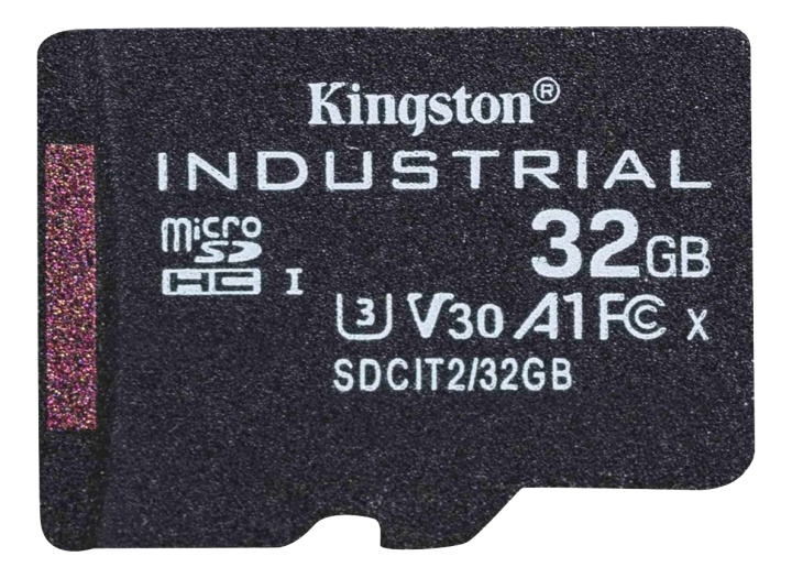 Kingston 32GB microSDHC Industrial C10 A1 pSLC Card + SD Adapter in de groep HOME ELECTRONICS / Opslagmedia / Geheugenkaarten / SD/SDHC/SDXC bij TP E-commerce Nordic AB (C16837)