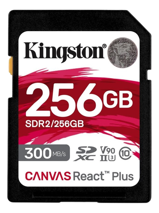 Kingston 256GB Canvas React Plus SDXC UHS-II in de groep HOME ELECTRONICS / Opslagmedia / Geheugenkaarten / SD/SDHC/SDXC bij TP E-commerce Nordic AB (C16909)