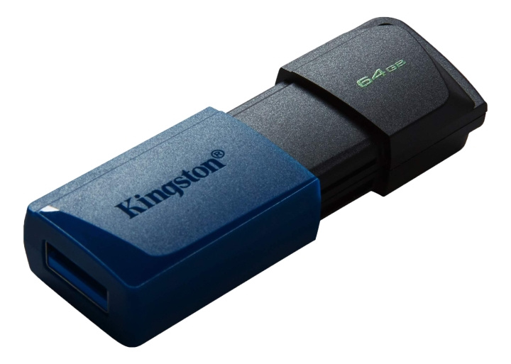 Kingston 64GB USB3.2 Gen 1 DataTraveler Exodia M (Black + Blue) in de groep HOME ELECTRONICS / Opslagmedia / USB-geheugen / USB 3.2 bij TP E-commerce Nordic AB (C16911)