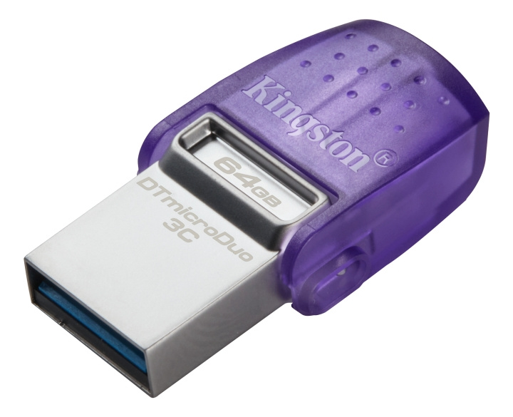 Kingston 64GB DataTraveler microDuo 3C in de groep HOME ELECTRONICS / Opslagmedia / USB-geheugen / USB 3.2 bij TP E-commerce Nordic AB (C16924)