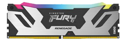 Kingston 16GB 6400MT/s DDR5 CL32 DIMM FURY Renegade RGB in de groep COMPUTERS & RANDAPPARATUUR / Computeronderdelen / RAM-geheugen / DDR5 bij TP E-commerce Nordic AB (C16941)