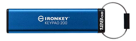 Kingston 128GB IronKey Keypad 200, FIPS 140-3 Lvl 3 (Pending) AES-256 in de groep HOME ELECTRONICS / Opslagmedia / USB-geheugen / USB 3.2 bij TP E-commerce Nordic AB (C16946)