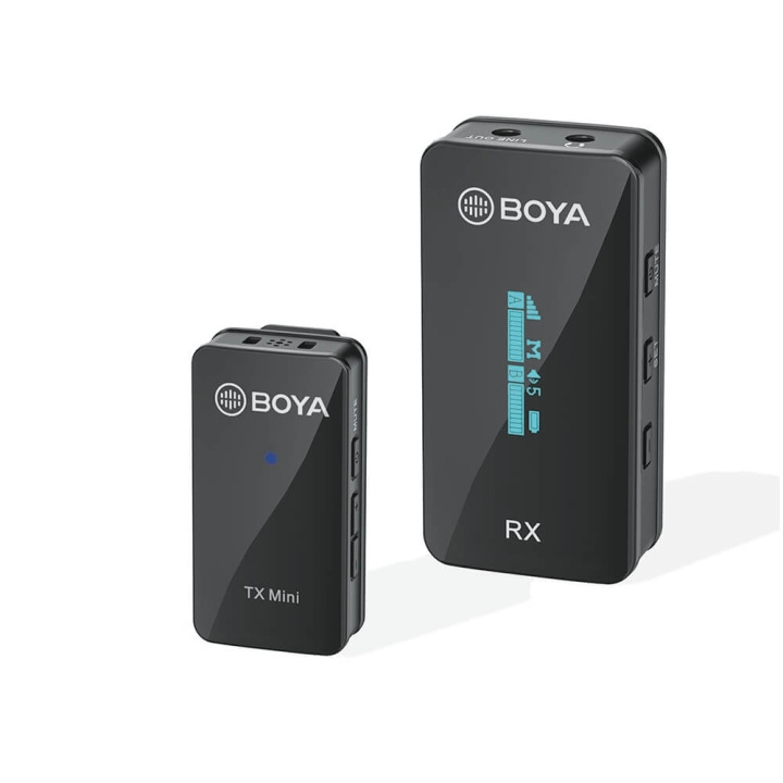 BOYA Wireless Microphone x1 BY-XM6-S1 Mini 3.5mm in de groep COMPUTERS & RANDAPPARATUUR / Computeraccessoires / Microfoons bij TP E-commerce Nordic AB (C16998)