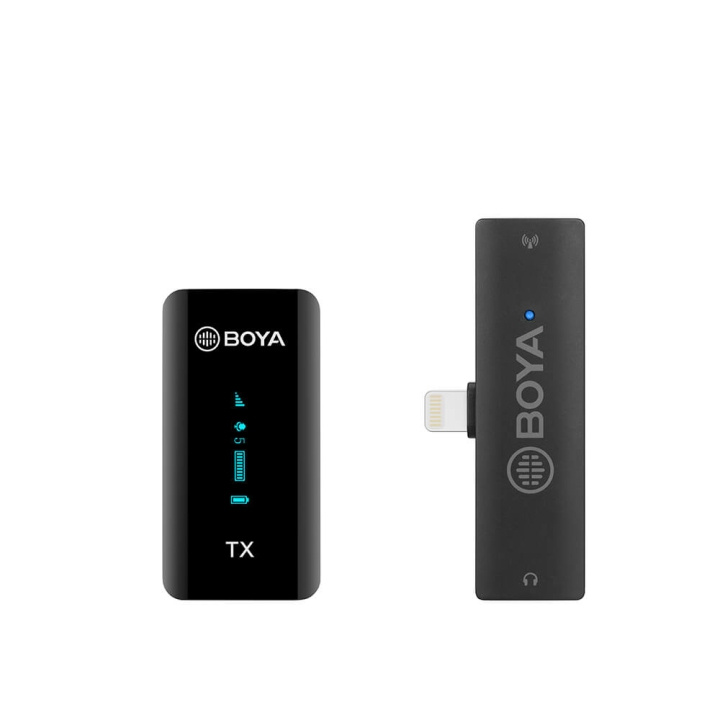 BOYA Wireless Microphone x1 BY-XM6-S3 Lightning in de groep COMPUTERS & RANDAPPARATUUR / Computeraccessoires / Microfoons bij TP E-commerce Nordic AB (C17000)