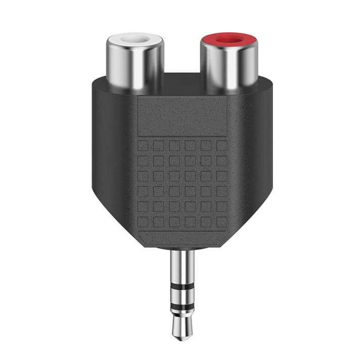Adapter Audio 2x RCA Socket to 3.5 Jack in de groep HOME ELECTRONICS / Kabels & Adapters / RCA / Adapters bij TP E-commerce Nordic AB (C17013)