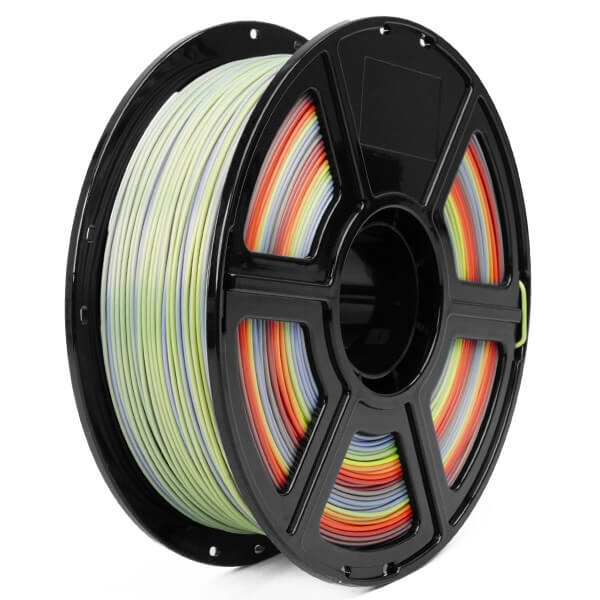 PLA Silk 1.75mm Rainbow 1,0KG 3D Printing Filament in de groep COMPUTERS & RANDAPPARATUUR / Printers & Accessoires / Printers / 3D-printer en Accessoires / Tillbehör bij TP E-commerce Nordic AB (C17035)